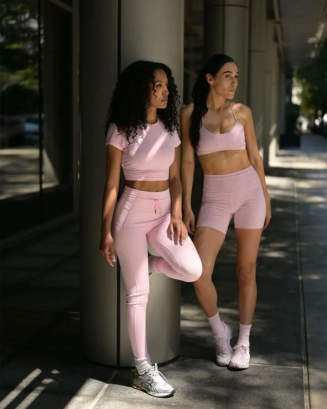 High-Rise Tie-Up Sculpting Leggings