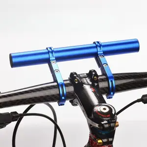 Aluminum Alloy Handlebar Extender Extensions Bracket Accessories For Bike Mounts Extender Bars Headlights Light Lamp Phone Mount 31.8mm Caliber