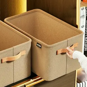 Foldable Fabric Closet Organizer, 2/4/6/8 Pieces, Drawer-Style Storage Containers, Ideal for Seasonal Clothing Storage, Clothes Storage Box