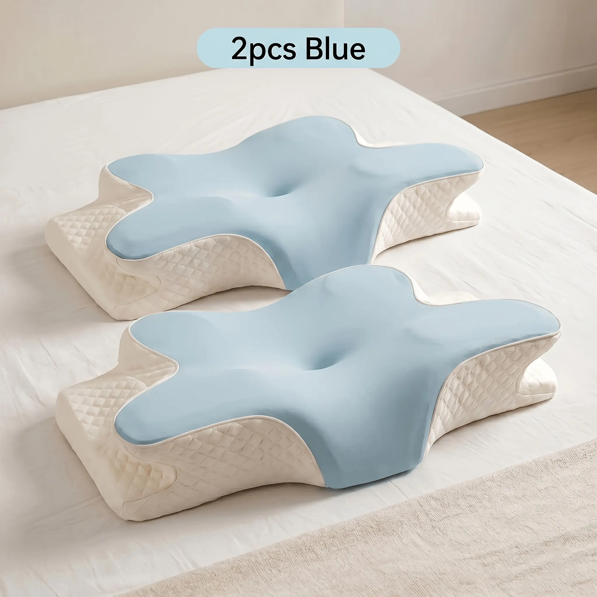 2 pieces blue