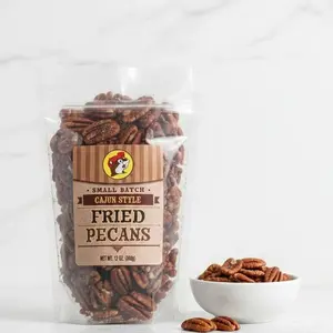 Buc-ee's Cajun Style Fried Pecans - Bold Southern Flavor, Crispy & Crunchy, 12 oz, Packed with Protein & Fiber, Ideal for Snacking, Topping Salads, or Gourmet Garnish - Garlic