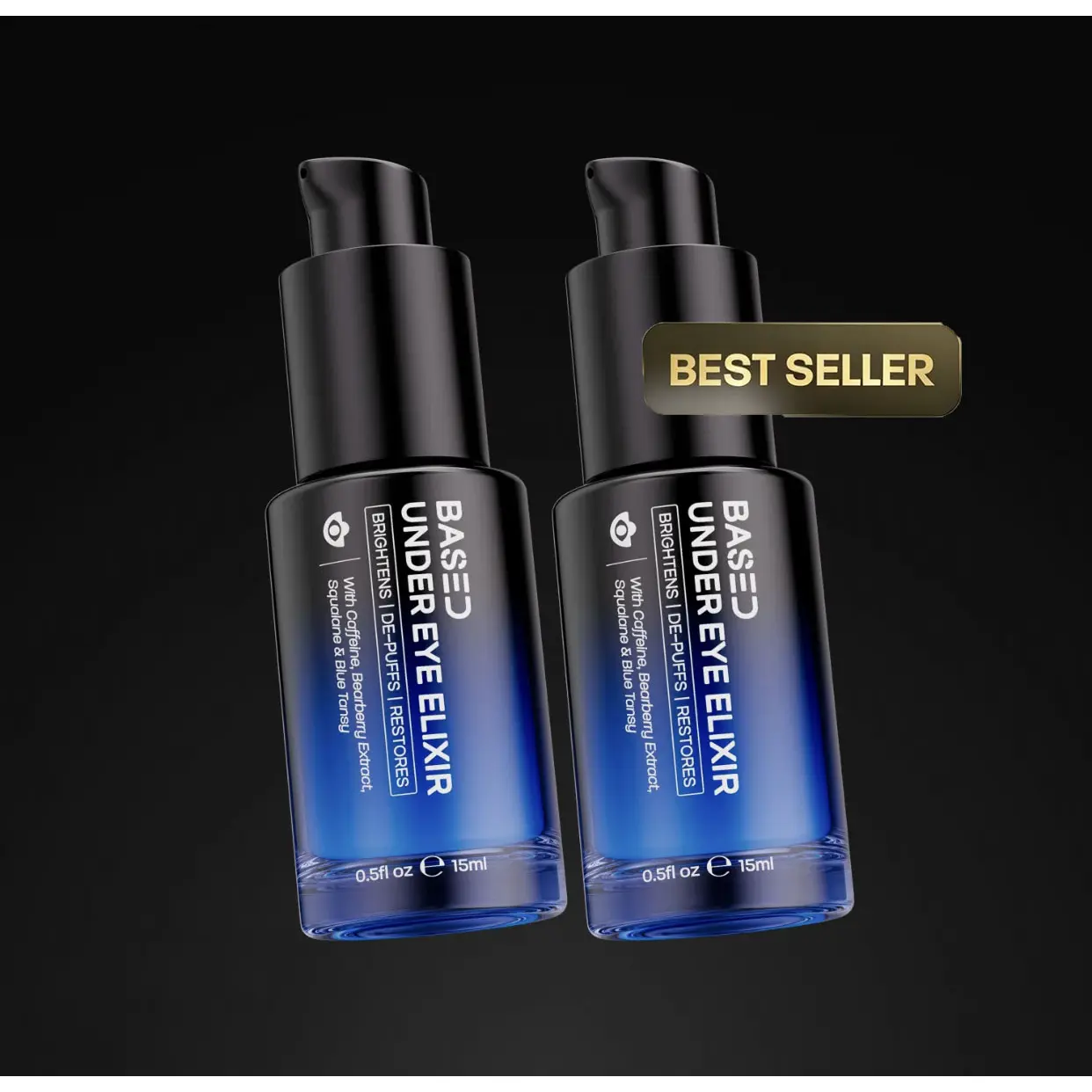 BASED Under Eye Elixir |   Brightens, De-Puffs & Revitalizes Under Eyes |   Simple, Effective, BASED, Eye Treatments