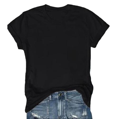 【Limited time deal】Women's Short Sleeve T-Shirts Multipack, Solid Color Round Neck Casual Tee Tops Women Underwear（T-shirt only）