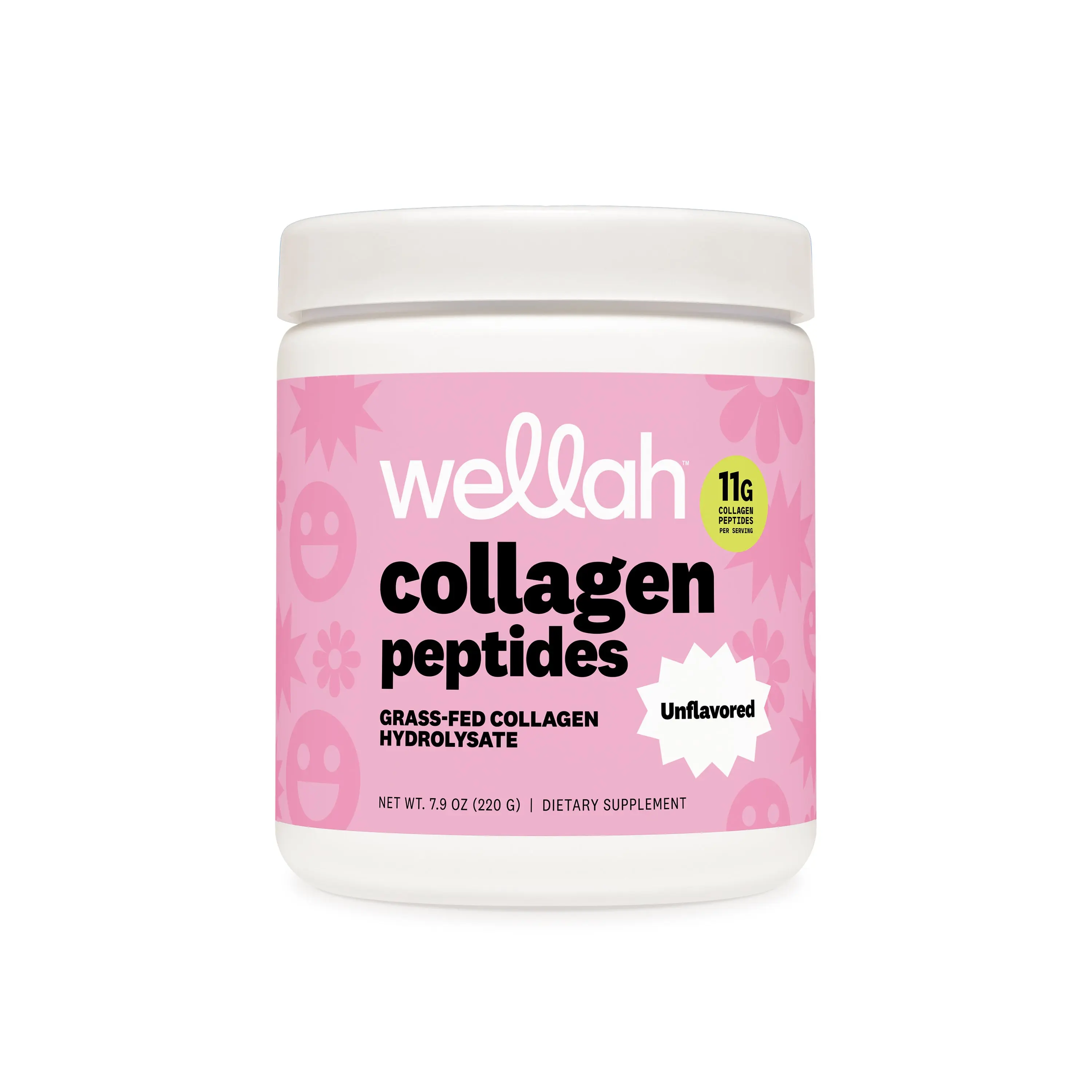 Collagen Peptides | Unflavored | 11g Of Grass-Fed Collagen Hydrolysate Per Serving | 20 Servings | Supports Joint, Muscle, Bone & Skin Health