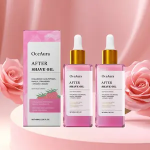 2pcs 40ML Strawberry Scented Post-Shave Oil, Jojoba Seed Oil, Effective Care, Moisturizing and Smooth, Continuous Use