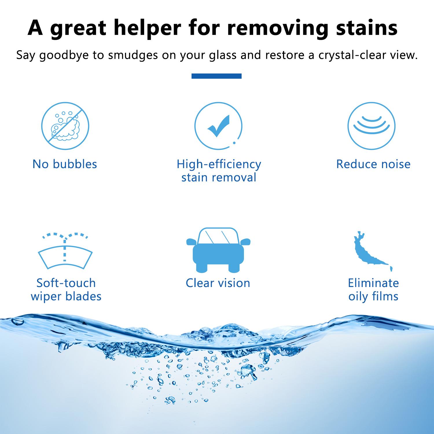 30PCS Car Windshield Washer Tablets - Windshield Washer Fluid Wiper Fluid Tablet Concentrate Car Automotive Window Glass Cleaner Supplies