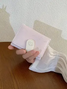 Korean Sweet Zero Trifold Wallet Fashionable Card Holder Cute Girl Wallet, Stylish and Elegant Design, Perfect for Daily Use, Cardholder