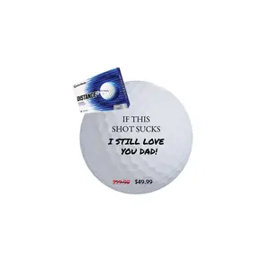 I Love You Dad! Custom Golf Balls - Taylor Made Distance Plus - 12 Balls