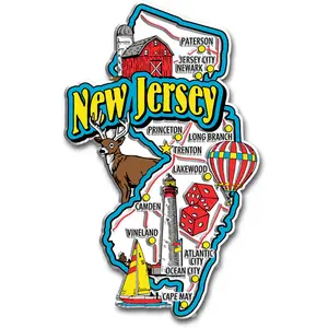 New Jersey Jumbo State Magnet by Classic Magnets