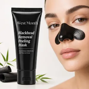 Bamboo Charcoal Blackhead Remover Peel Off Mask for Deep Pore Cleansing and Oil Control 60ml Gentle Radiant Sensitive Skin Repair Facial mothersdaygift Summer Vibes