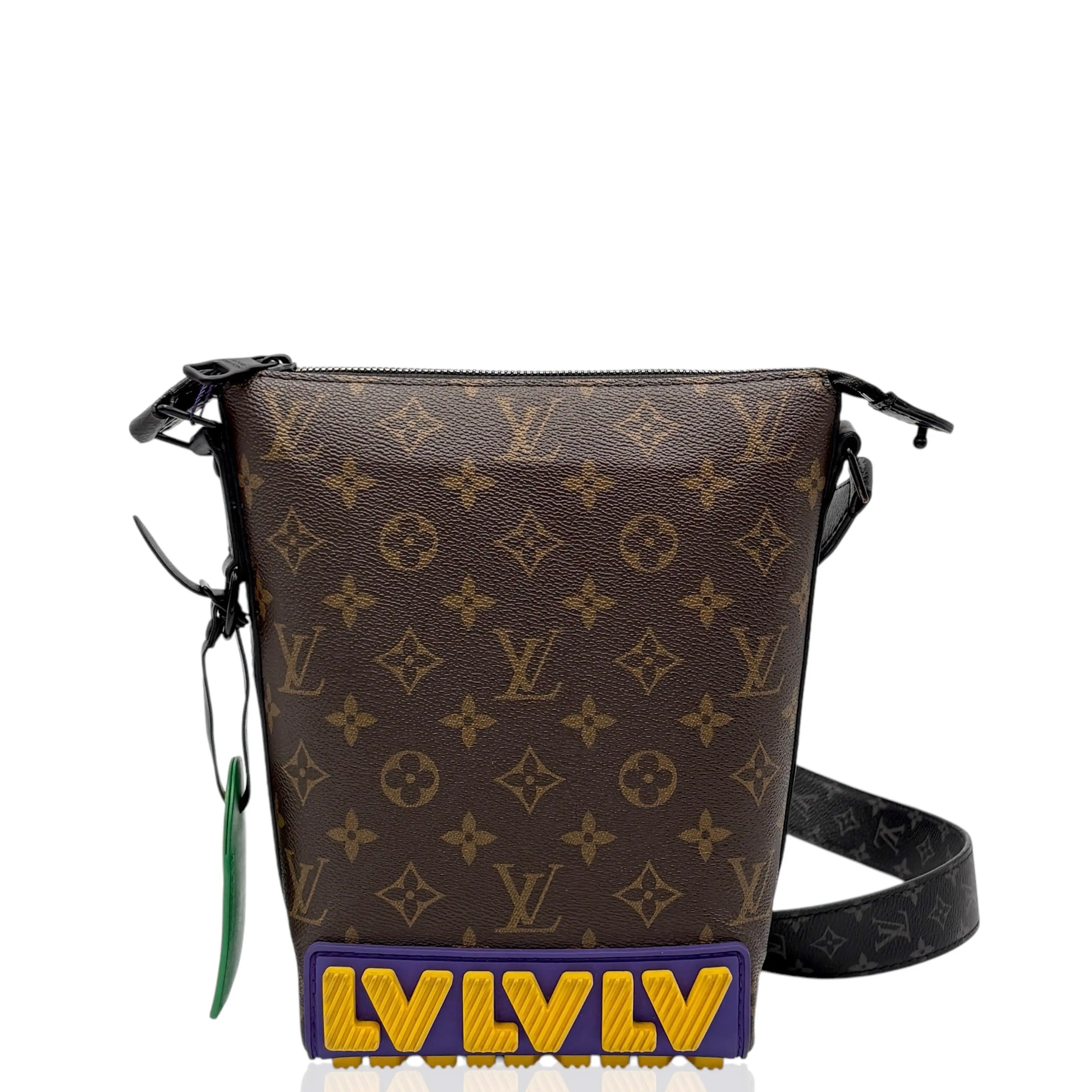 Pre-owned Louis Vuitton Leather Travel Bags Duffle Bag Monogram Grey (0306m3)