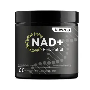 Liposomal NAD+ Supplement Supplement with Resveratrol & CoQ10 - Advanced Formula, 60 Capsules