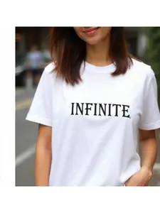 INFINITE MINDSET Classic Oversized Cotton T-Shirt for Women Men 100% Premium Soft Fabric Crew Neck Short Sleeve Summer Wear Casual Fit Top Streetwear Womenswear Tshirt