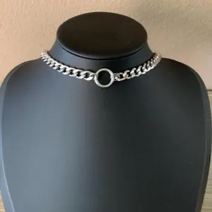stainless steel choker necklace- garganrilla collar de acero inoxidable