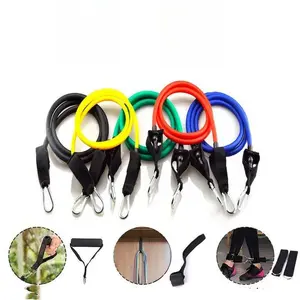 Latex Fitness Pull Rope - TPE Material, 150 lbs & 125 lbs Resistance, Ideal for Strength Training & Body Conditioning, Versatile Home & Gym Use