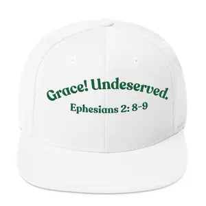 Grace! Undeserved. Snapback Hat