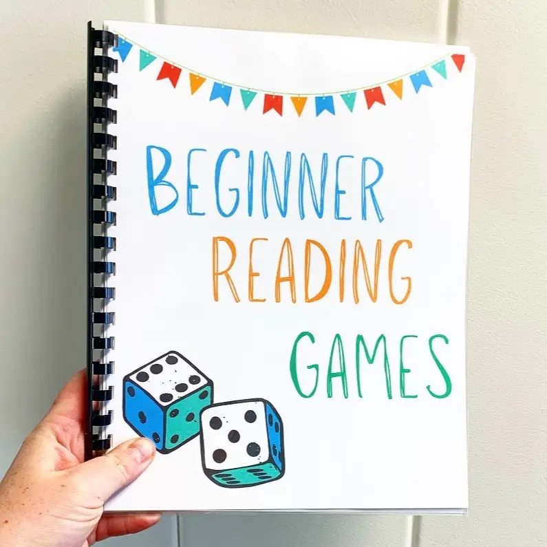 Beginner Reader Game Activity Book for Children - Learn to Read through CVC and Sightwords