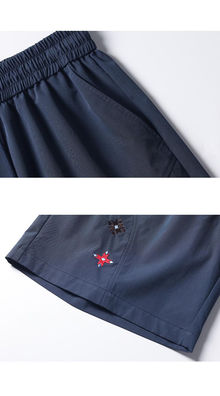 3 Packs Men's Vintage Ethnic Print Shorts, Summer Casual Beach Shorts, Fashion Embroidered Design Athletic Shorts for Men