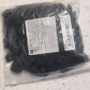 10/50/100-Piece Black Nitrile Disposable Gloves, Durable Household Cleaning Gloves, Latex-Free and Powder-Free, Suitable for Kitchen, Cleaning, Nail Art, Hairdressing and Tool Use, Available in S/M/L/XL Sizes (No Box)