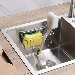 1pc Sponge Holder For Kitchen Sink, Sink Suction Holder For Sponges Scrubbers, Kitchen Sink Sponge Holder