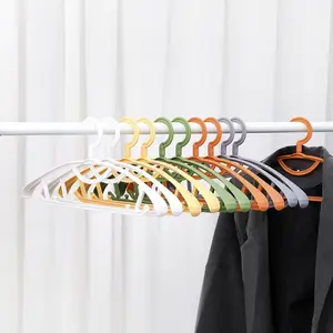 Non-Slip Wide Shoulder Hanger: Extra Thick Design for Heavy Clothes, Anti-Dimple & Anti-Slip Garment Support, Durable Plastic Household Hanger for Jackets, Coats, and Knitwear