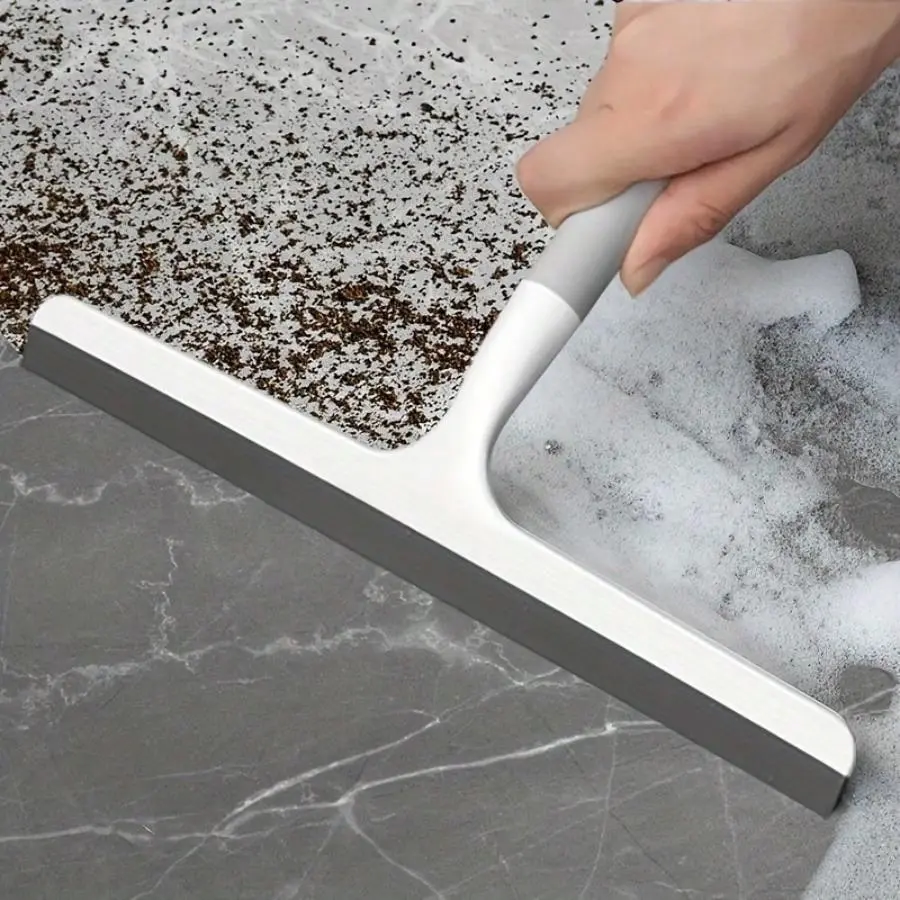 Glass Squeegee, Squeegee Scrubber, 1 Count Glass Scraper, Glass Cleaning Tool, Window Squeegee, Squeegee Drying, Car Glass Cleaning Tool, Home Care Supplies, Kitchen Supplies