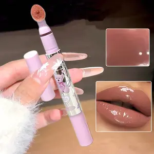 HERORANGE Glossy Mirror-Finish Moisturizing Lip Gloss Balm: Naturally hydrating, easy to apply, forms a film, and gives a glossy, jelly-like finish. A natural-looking, highly pigmented lip gloss. Ideal for Mother's Day, birthday, Valentine's Day