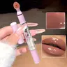 HERORANGE Glossy Mirror-Finish Moisturizing Lip Gloss Balm, Lipgloss Moisturizer, Glowy Lip, Naturally hydrating, easy to apply, forms a film, jelly-like finish, natural-looking, pigmented, Ideal for Mother's Day, birthday, Valentine's Day