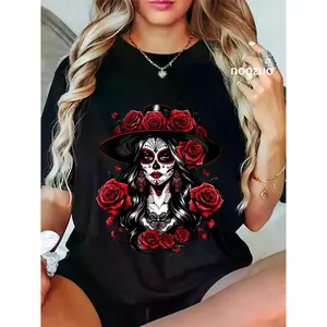 Unisex The Catrina Women Dia of Los Muertos Latina Cinco of Mayo T-Shirt