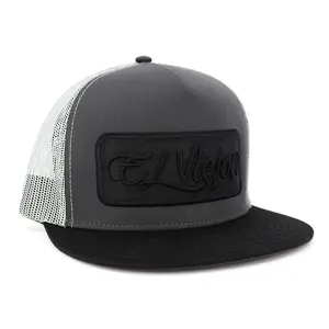 EVPatch Black/Charcoal/Grey flat visor hat EVPatch Black/Charcoal/Grey flat visor hat