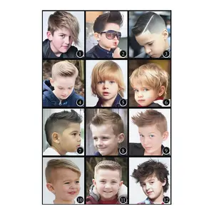 Unique Men's Haircut Canvas Art Poster - Frameless Barber Shop and Salon Wall Decor, 30.48x 45.72cm , Fashionable, Room Decor, Canvas Prints