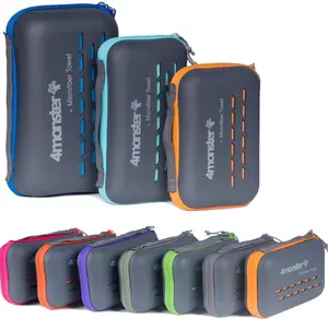 4Monster Camping Towels Super Absorbent, Fast Drying Microfiber Travel Towel, Quick Dry Ultra Soft Compact Gym Towel for Swimming Beach Hiking Yoga Travel Sports Backpack (20.00" x 12.00", Rose)