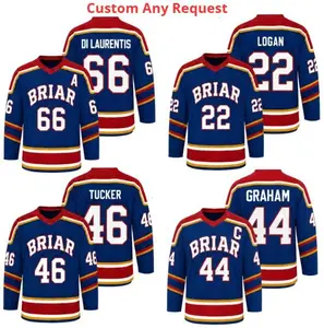 [Full Size XS-5XL] Custom Briar University Hockey Jersey Shirt, Off-Campus Series Hockey Jersey, Graham 44 Di Lautentis Hockey Jersey Shirt for Fans