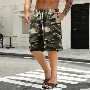Men's Ultra-Lightweight Quick-Dry Camouflage Sports Shorts - Fashionable casual running and fitness gear, perfect for the beach and outdoor activities