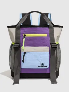 【BacktoSchool】Classic Lightweight Backpack, Dopamine Student Bag, Large Capacity Commuter Laptop Bag, Nylon Backpack with Side Pockets, All Seasons