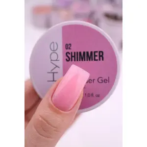 IN.Hype Shimmer Builder Gel - Luminesce  Pink#2