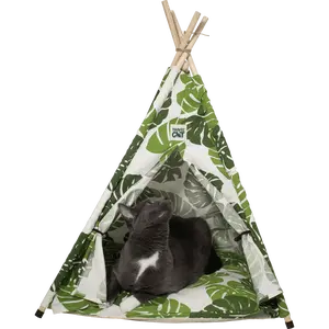 Travel Cat Monstera Cat Tent Bed