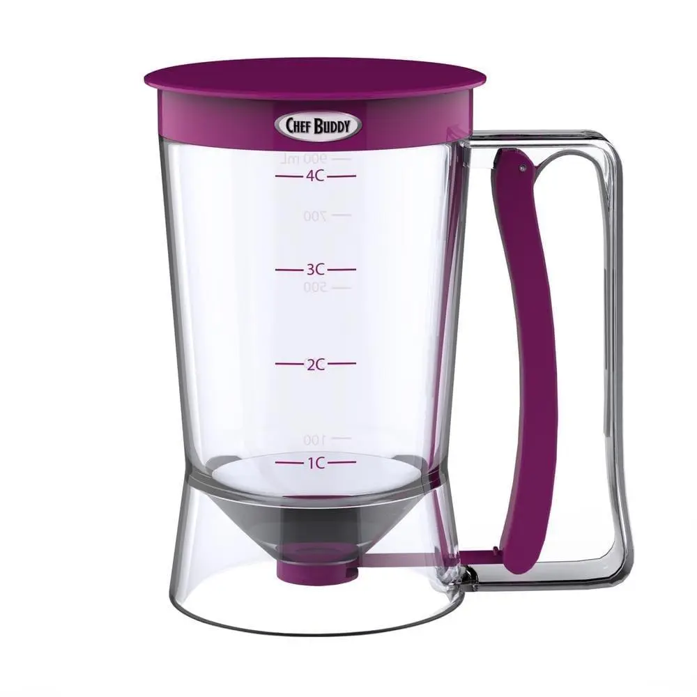 4-Cup Cake Batter Dispenser - Kitchen Utensil for Efficient Cake Baking