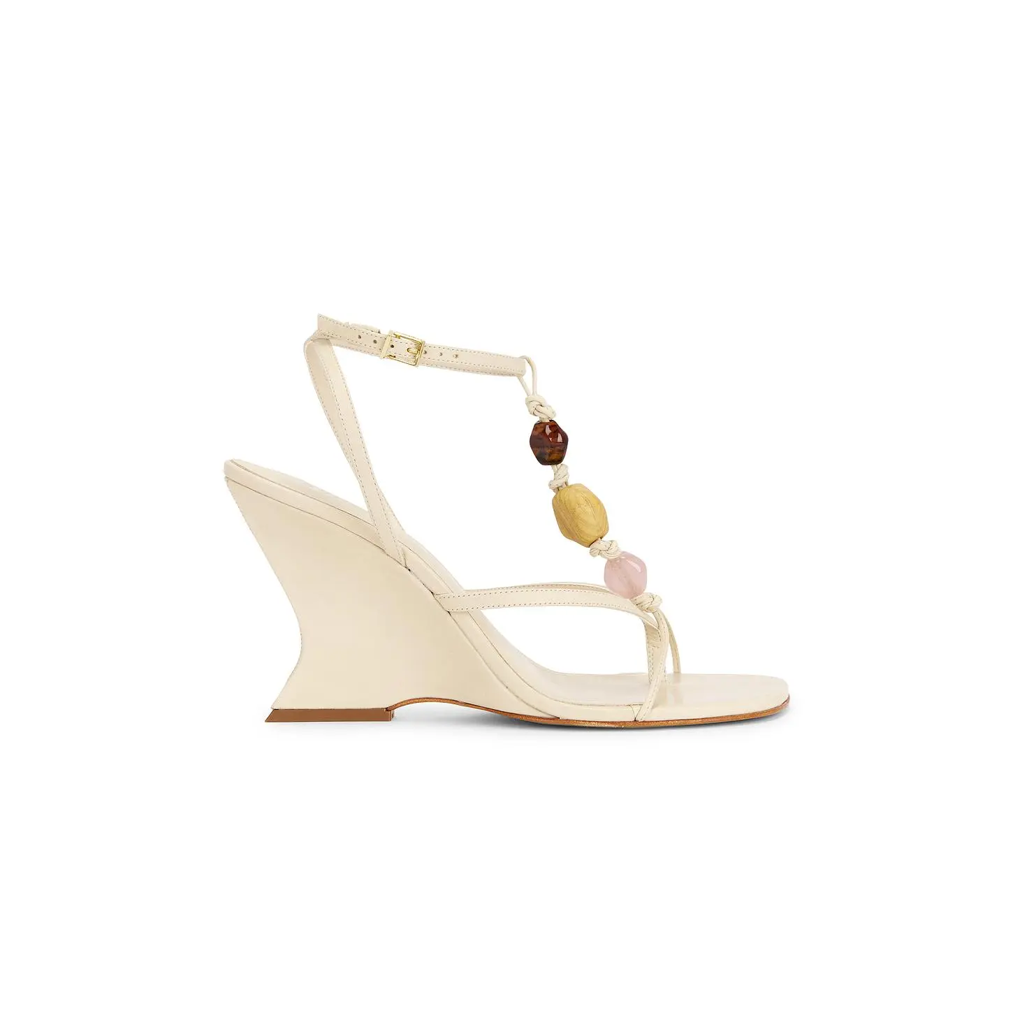 Schutz x REVOLVE Amber Sandal in Egg Shell