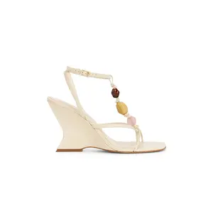 Schutz x REVOLVE Amber Sandal in Egg Shell