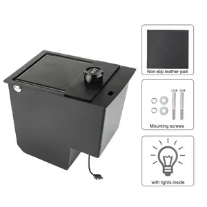 Console Safe Gun Safe with LED Light Compatible with Toyota 4RUNNER 2010-2024 Replaces 00016-86184
