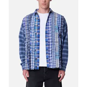 MNML Tuxedo Vintage Flannel Shirt Blue/Multi