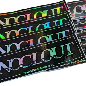 Roadblitz NOCLOUT Holographic Mini Stickie Stickers