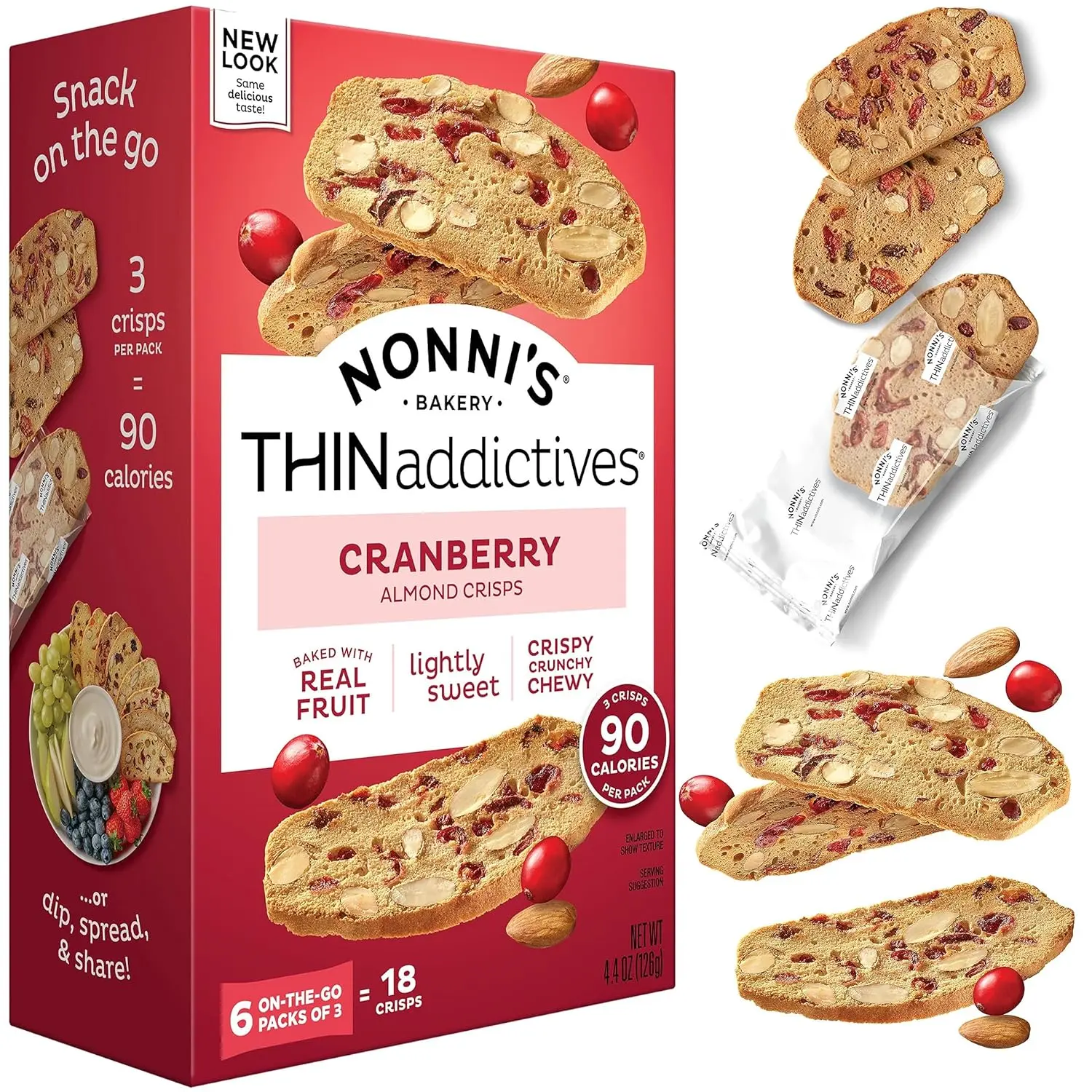 Cranberry Thin addictives, 4.4 Ounce