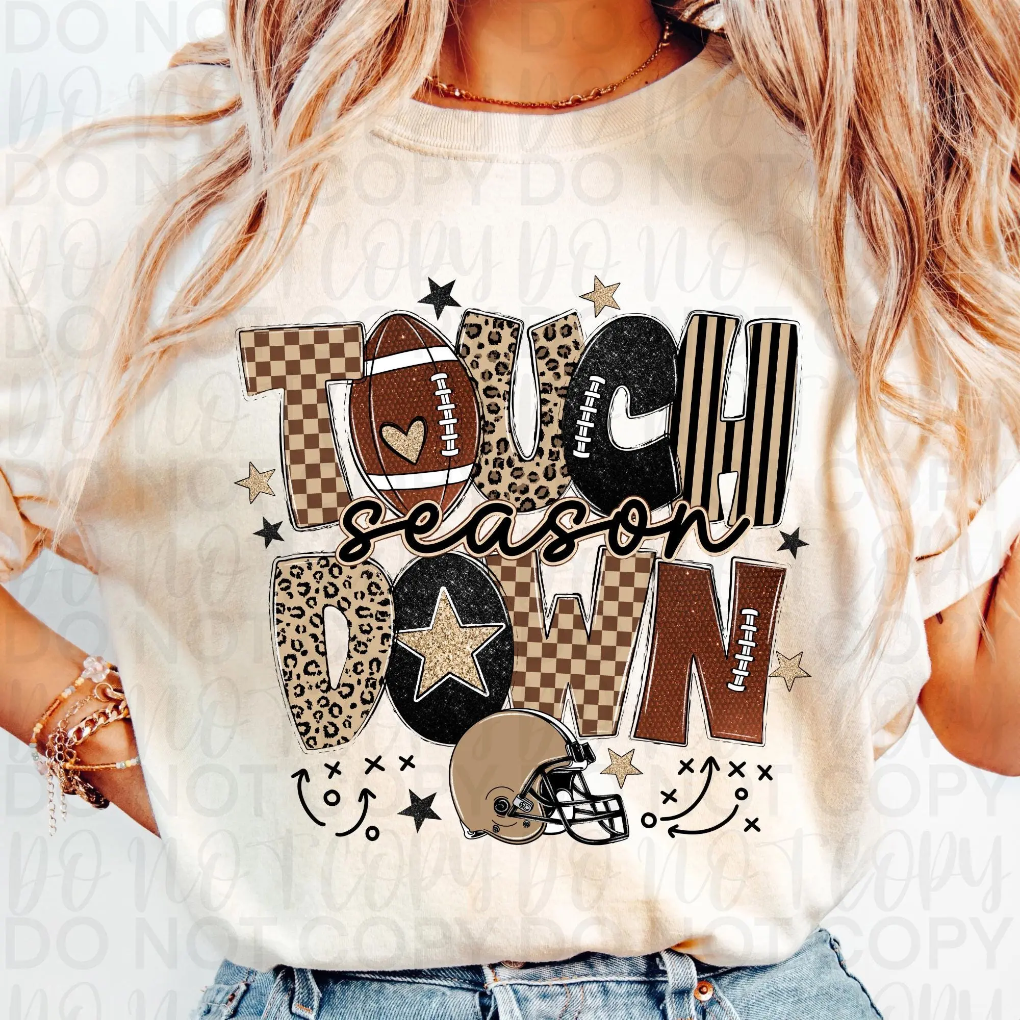 Touchdown Season Shirt, Checker Football Game Day Shirt Design, Leopard Football Mom , Trendy Football Season