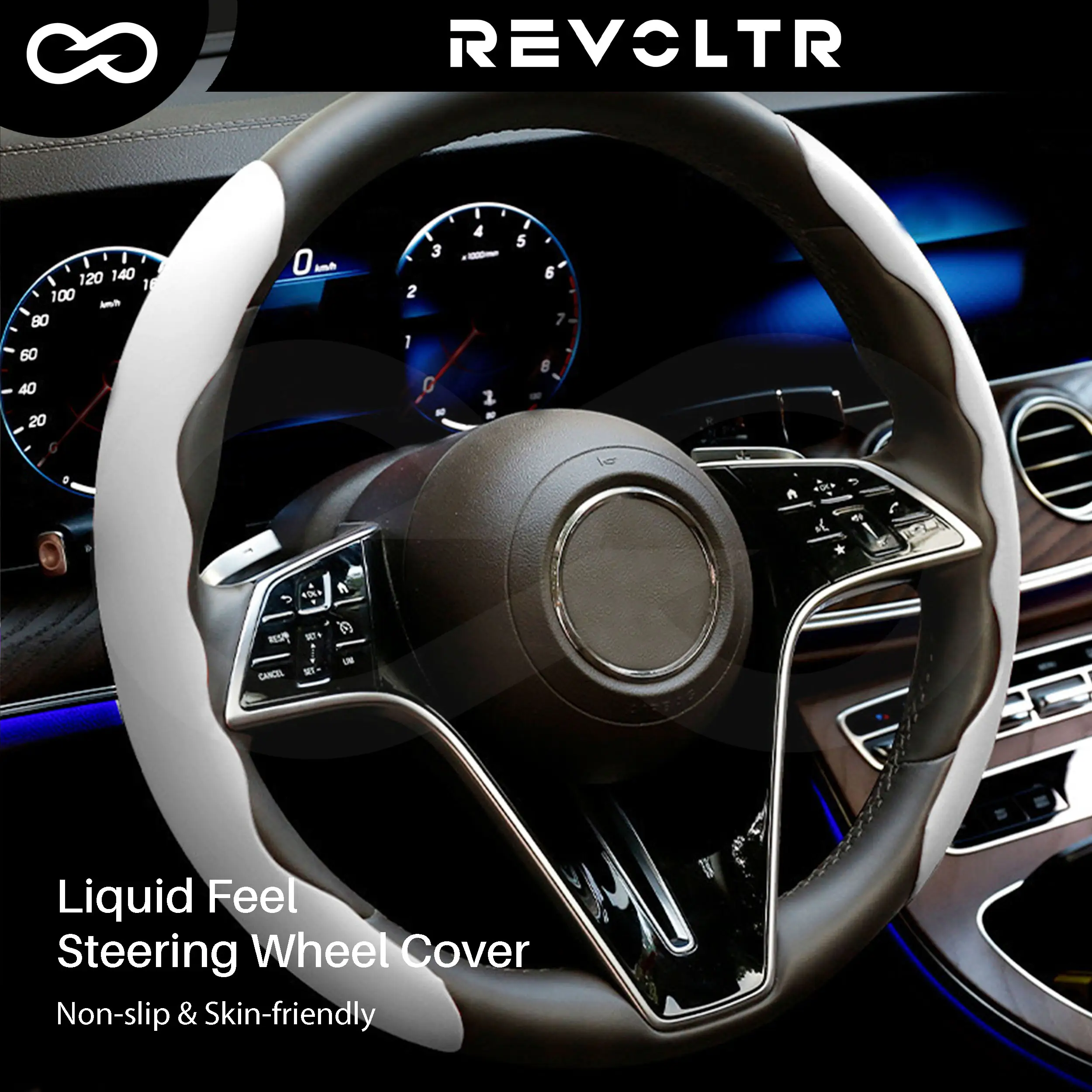 Liquid Feel Car Steering Wheel Cover, 2pcs/3pcs Universal Fit Non-slip Lightweight Matte Leather Steering Wheel Protector, Wear-resistant Cat Paw Shap