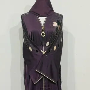 Dubai luxury open Abaya