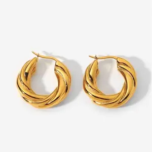 Kerstin Swirl Hoops