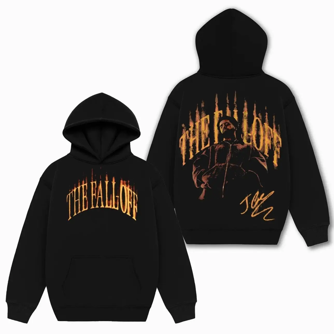 The Fall-Off - Signature J. Cole 2026 Merch Premium Cotton Hoodie T-Shirt For J. Cole Fan, Disc 29, Disc 39 Hip-Hop Shirt, The Fall-Off Tour Merch, Jermaine Lamar Cole Fan Graphic Tee, Cole World Music Fan Merch Shirt 2LX