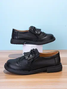 All-Season Flat Shoes, Colorblock Leather Upper, Anti-Slip Durable Tpr Sole, Lace-Up Fashion Casual Sports Shoes